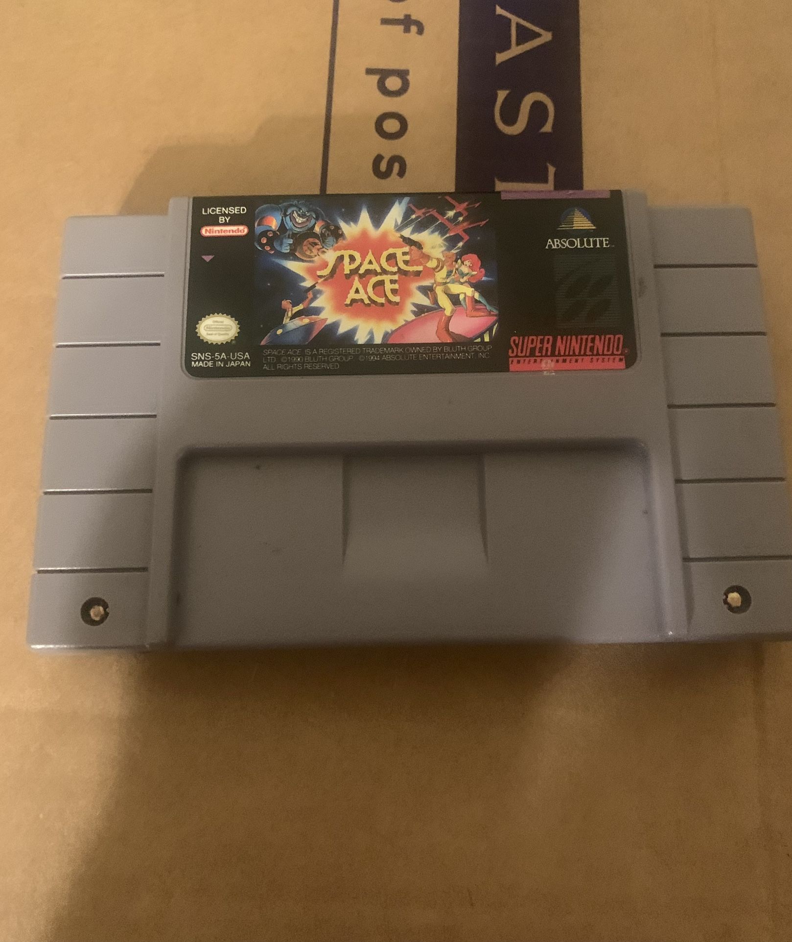 Super Nintendo Snes Space Ace