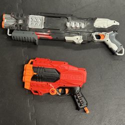 2 Nerf Rival Guns With Ammo