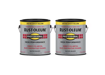 Rust-Oleum Professional High Performance Water-based Safety Yellow 393196 total gallons 2