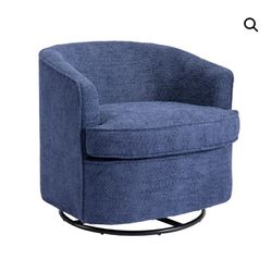 Swivel Barrel Chair, Comfy Round Accent Sofa