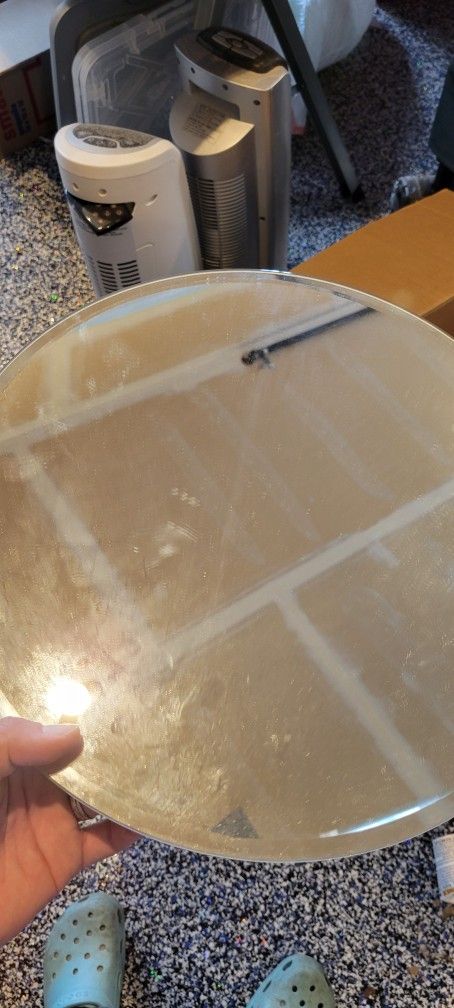 Beveled Circle Mirrors 14 Inches