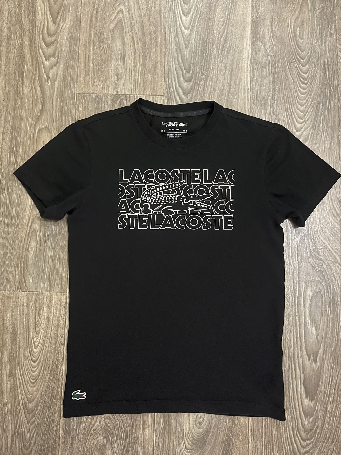 Black Lacoste T-Shirt Small