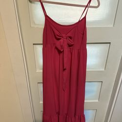 Pink Straps Dress