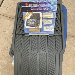 Kraco Top-Of-The-Line, Detachable Liner Rubber Floor Mats