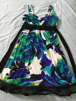 City Triangles party dress with lace bottom size M