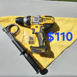 $110 New Dewalt 3-Speed Hammer Drill Flexvolt Advantage 20-Volt (Tool-Only) DCD999 