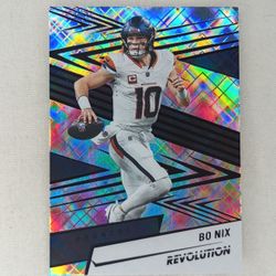 Bo Nix 2025 Panini Revolution Football Cosmic Foil 16/20