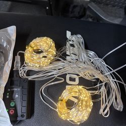 6 Pack Solar Fairy Curtain Lights