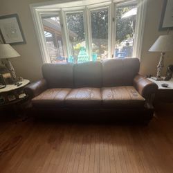 Bassett Leather sofa 