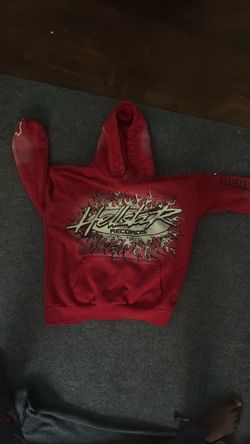 Hellstar Records Red Graphic Hoodie size M