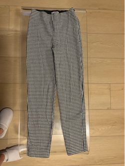 Gingham H&M Cigarette Pants
