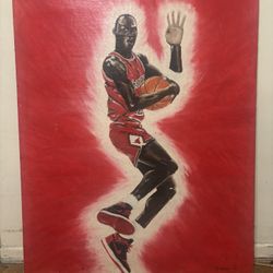 Michael Jordan Painting