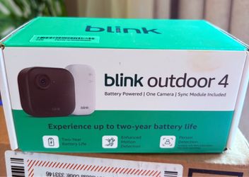 NEW Blink Outdoor 4 Wireless Security Camera + Sync Module (Sealed)