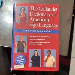 The Gallaudet Dictionary Of American Sign Language