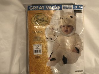Llama toddler costume