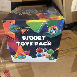 Fidget Poppers Pack – 50 Pcs Fidget Toys, Party Favors for Kids 8-12, Stocking Stuffers, Bulk Sensory Toys for Classroom Treasure Box Prizes, Goodie B