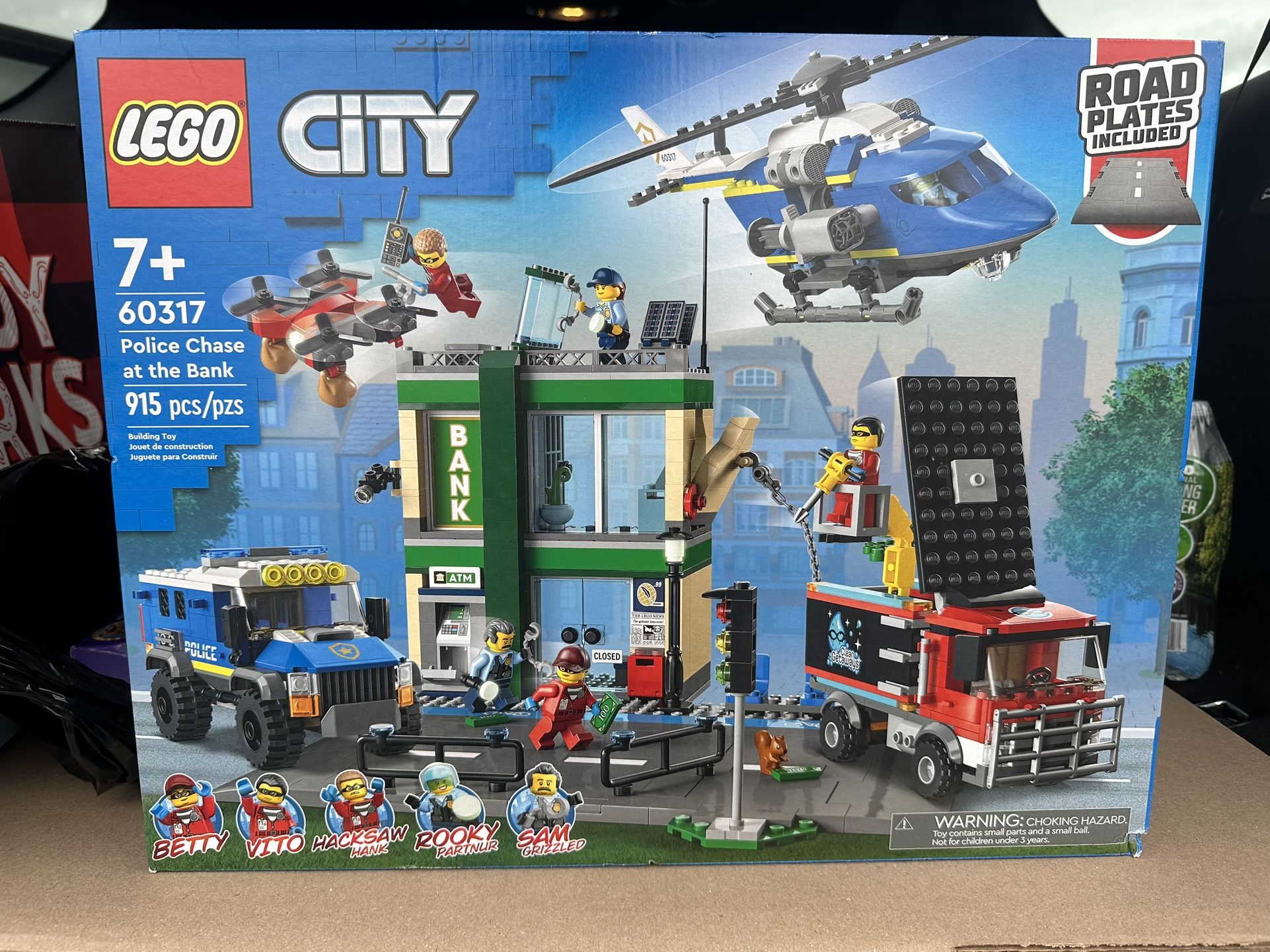 Lego City Police Chase At The Bank 60317 Is