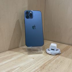 iPhone 12 Pro Max 256 GB Pacific Blue Unlocked Used Like New