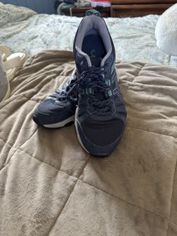 ASICS Gel Venture 7 Women’s Trail Running Shoes 8.5 Navy Blue/Teal/Lilac