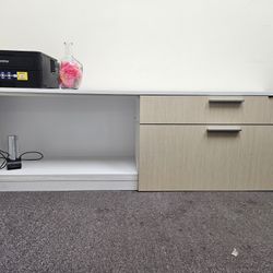 Credenza File Draw  w/Overhead Filing Cabinet 