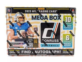 2023 Panini NFL Donruss Football NFL Trading Card Mega Box - Sealed