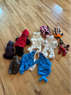 Dog clothes and life jackets