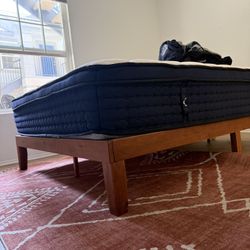 Cherry Oak Queen Bed Frame