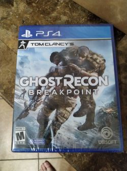 Brand New Sealed Ghost Recon Break Point PS4 PS5 PlayStation 4 Game NIB