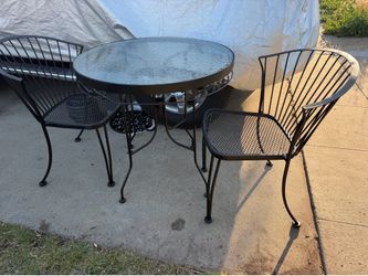 Bistro Table and chars