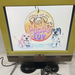 Npower Spongebob Squarepants 15" LCD TV Monitor Tested Works No Remote