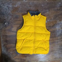 yellow PUFF VEST sz. S