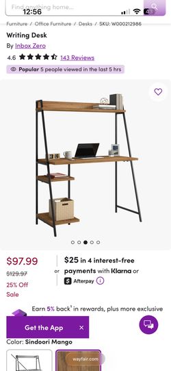 Writing Desk (No bottom shelf)