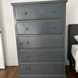 Solid Wood Tall Boy Dresser 