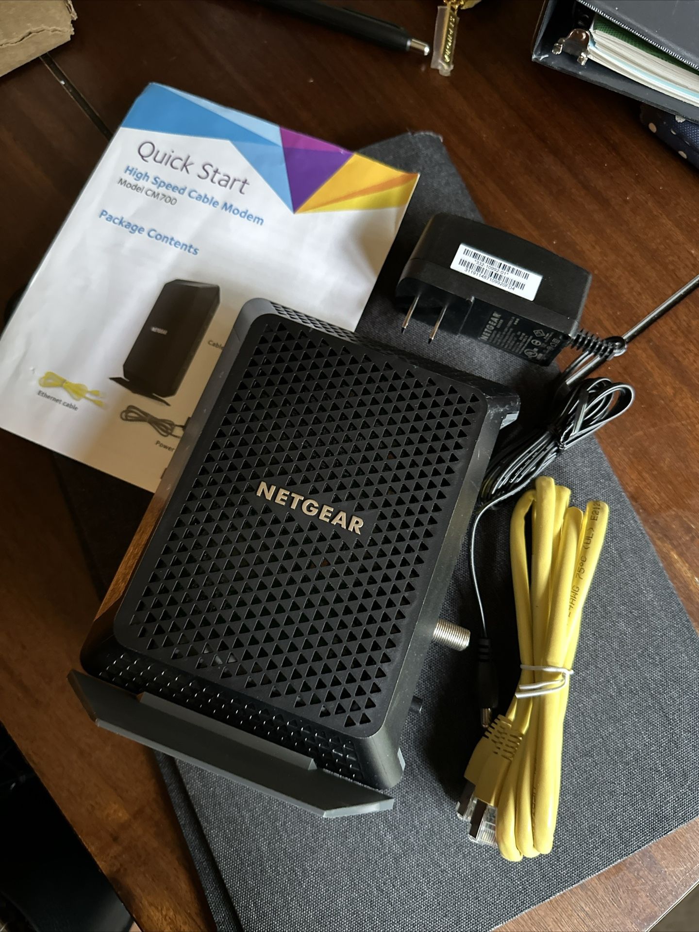 Netgear modem - Model CM700 