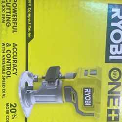 Ryobi one + 18v compact ROUTER New
