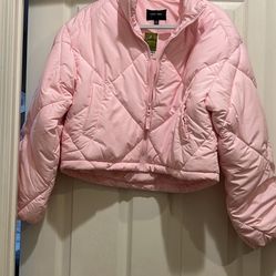 NEW with Tags Junior Girls Size Medium Pink Jacket 