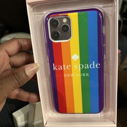 Kate spade iPhone 11 Pro Rainbow cellphone case 