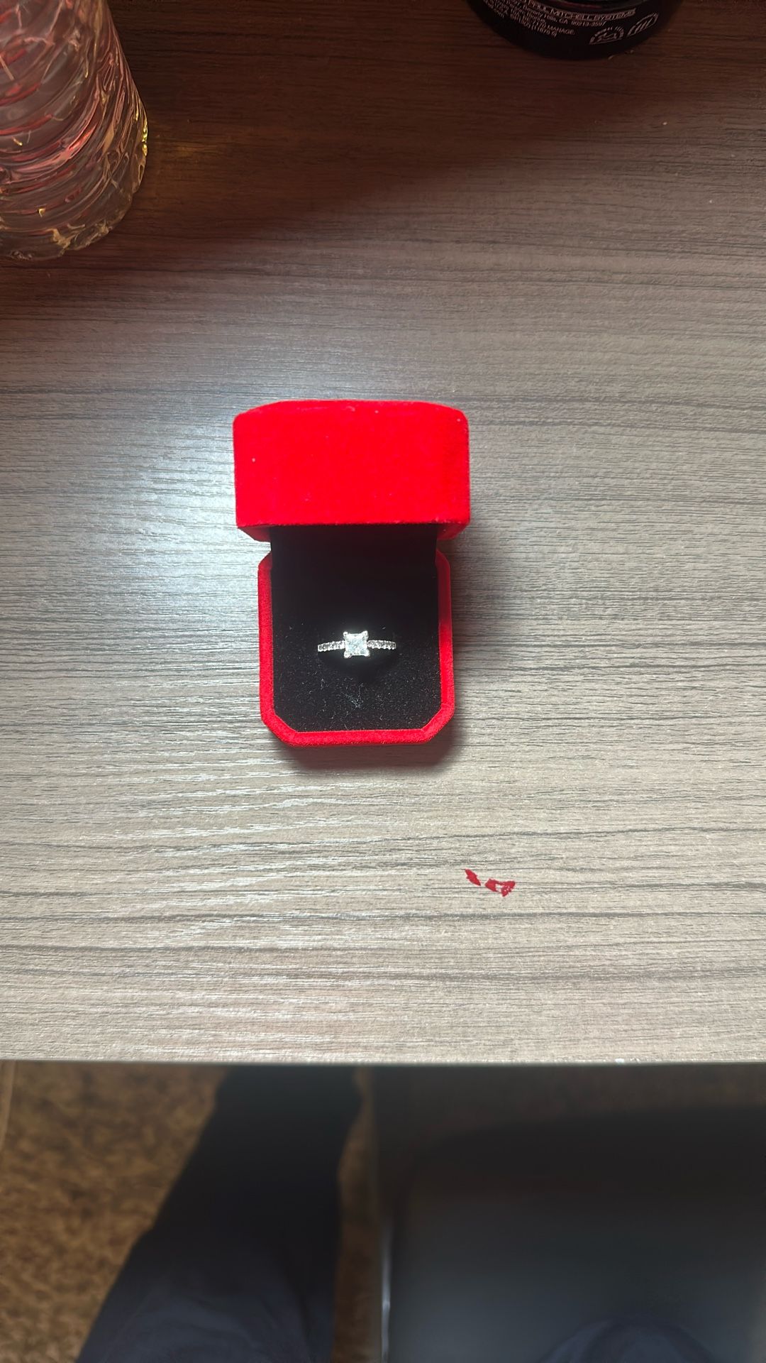 Over 1 Ct Natural Diamond Ring In White Gold