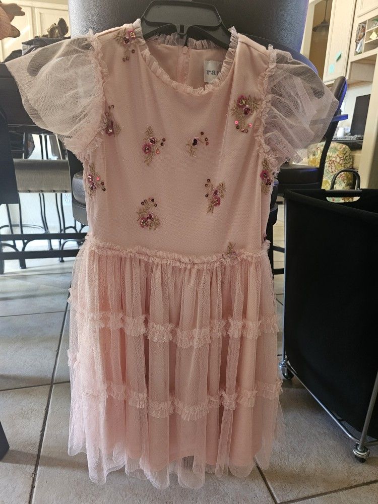 Girls Pink Dress Size 10/12