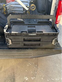Husky pack out connect two drawer
