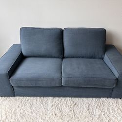 Ikea KIVIK Loveseat Sofa, Tallmyra blue