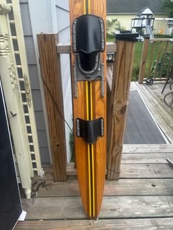 Vintage Wooden Slalom Water Ski