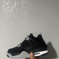 Jordan 4 Black Canvas 