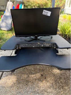 Varidesk black standing desk