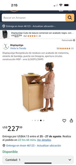 Restaurant trash can