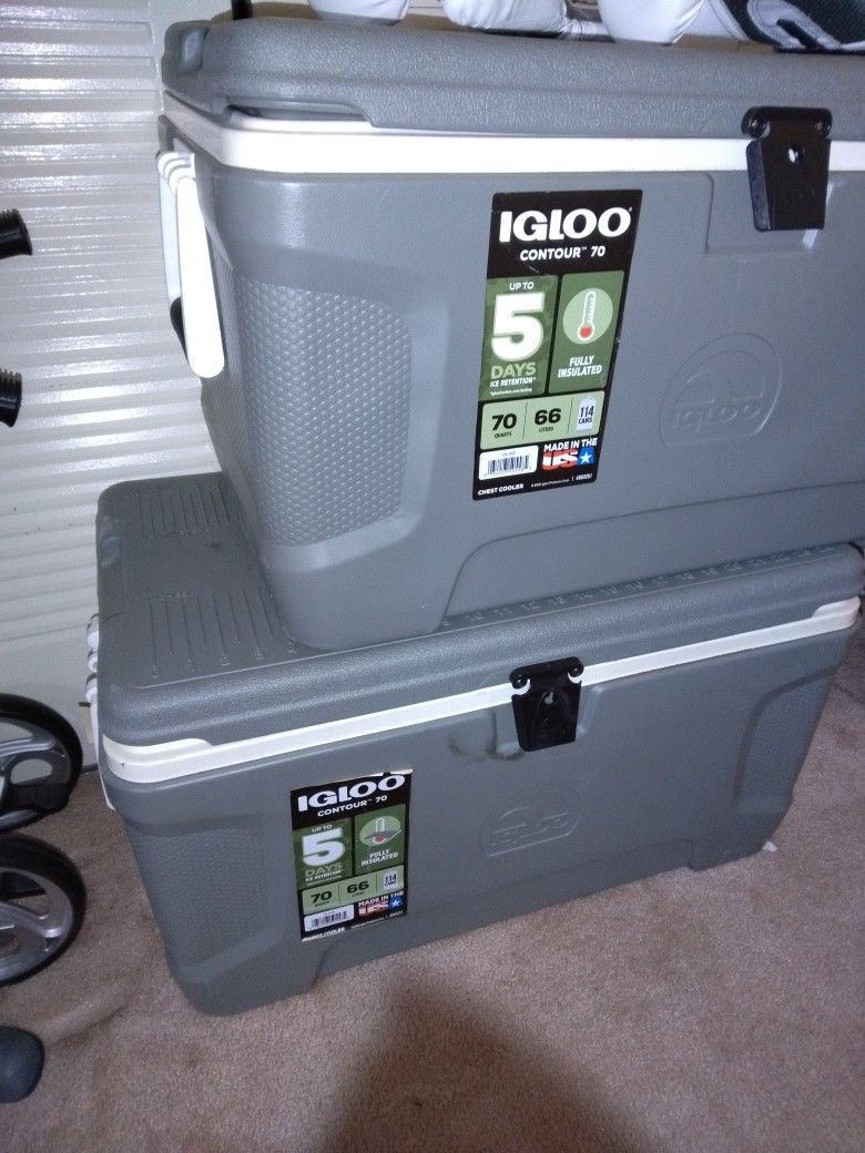 2 /70 Gallon Igloo Coolers Brand New