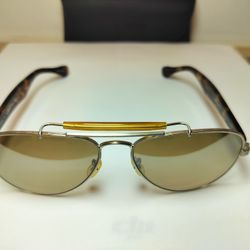 Oliver Peoples The Soloist Teardrop Gold Frame Sunglasses, Japan 