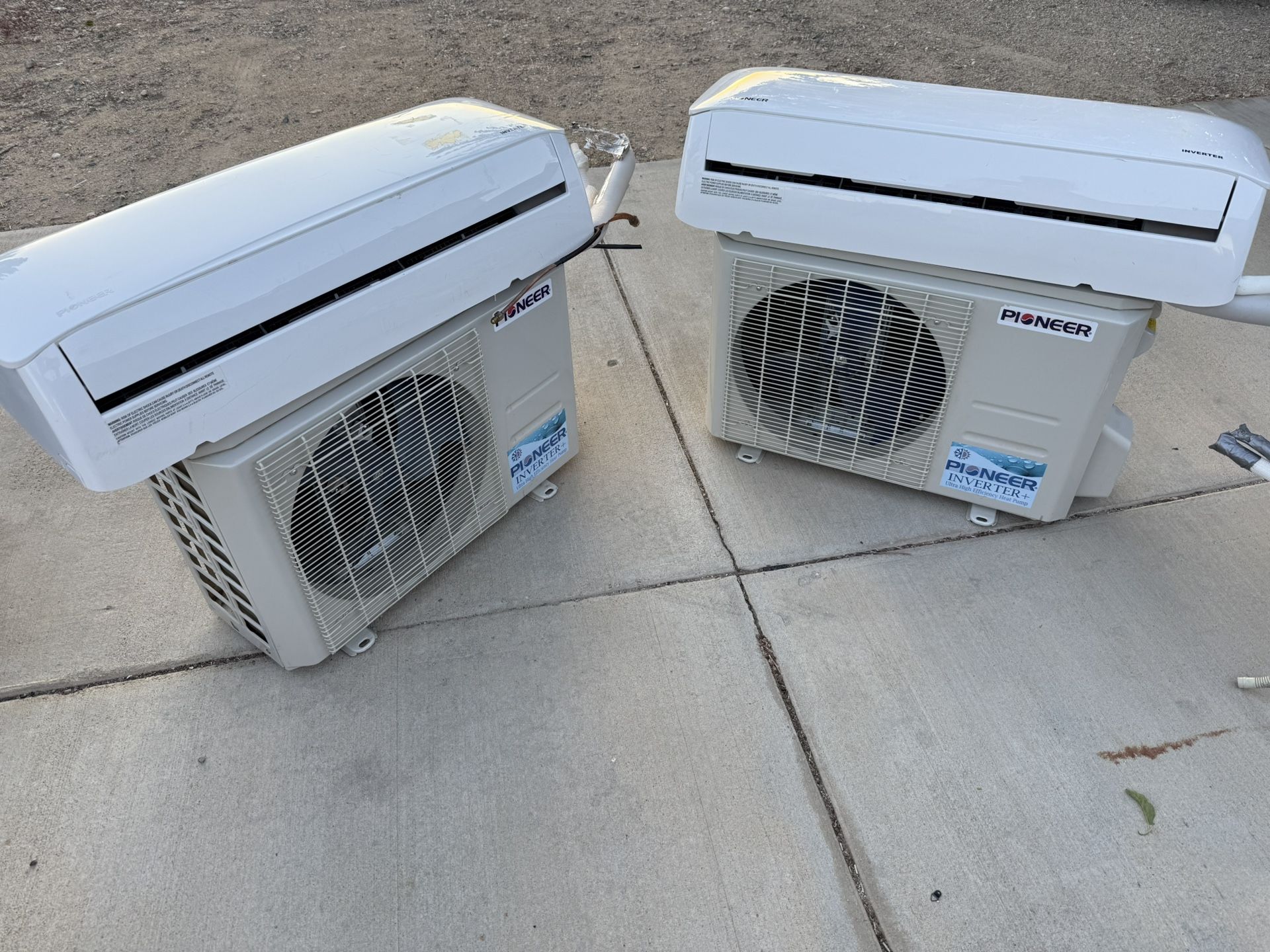2 Pioneer Mini-Split 18000BTU Ultra High Efficiency Heat Pump Systems