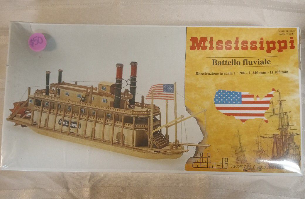 Mississippi Steam Boat (Model) $15
