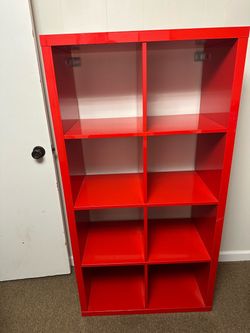 Red Cube Storage/Bookshelf